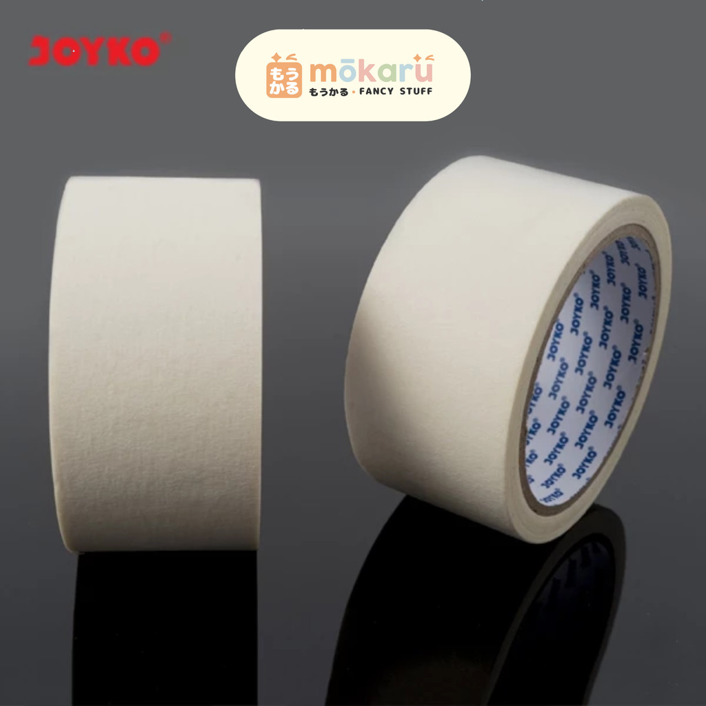 

Joyko Masking Tape 48mm x 20meter Lakban Kertas Warna Cream Murah Berkualitas