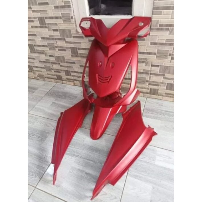 Paketan Body Halus Motor Honda Beat Karbu Lama 2008-2012 Warna Variasi Merah Doff
