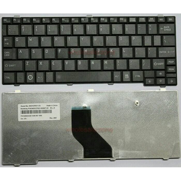 Keyboard Toshiba Notebook Mini NB500 NB505 NB510 NB520 NB200 NB205 NB250