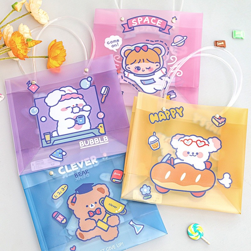 

TAS BENING / TOTE BAG TRANSPARAN / KANTONG BELANJA TRANSPARAN / TAS ASTRONOT
