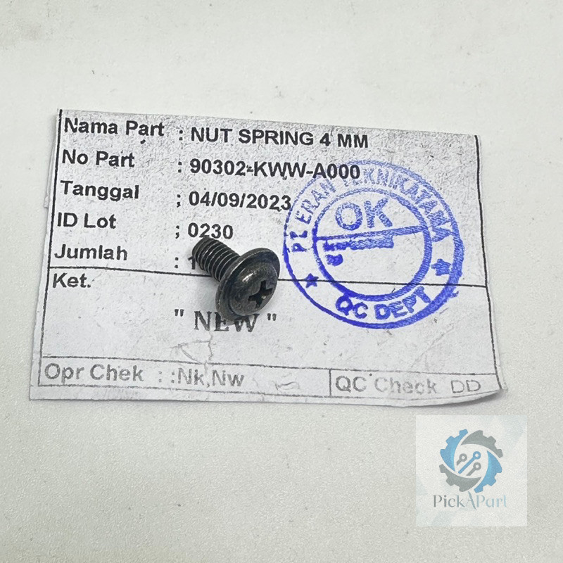 BAUT OBENG M5 BAUT 8 PENDEK ORIGINAL UNIVERSAL PANJANG 8mm pickapart