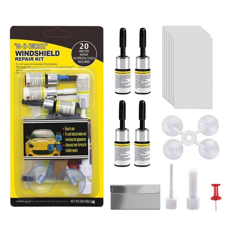 DIY Windshield Crack Repair Kit Crack Windscreen Glass Car Kit Portable Auto Windscreen Glass Repair