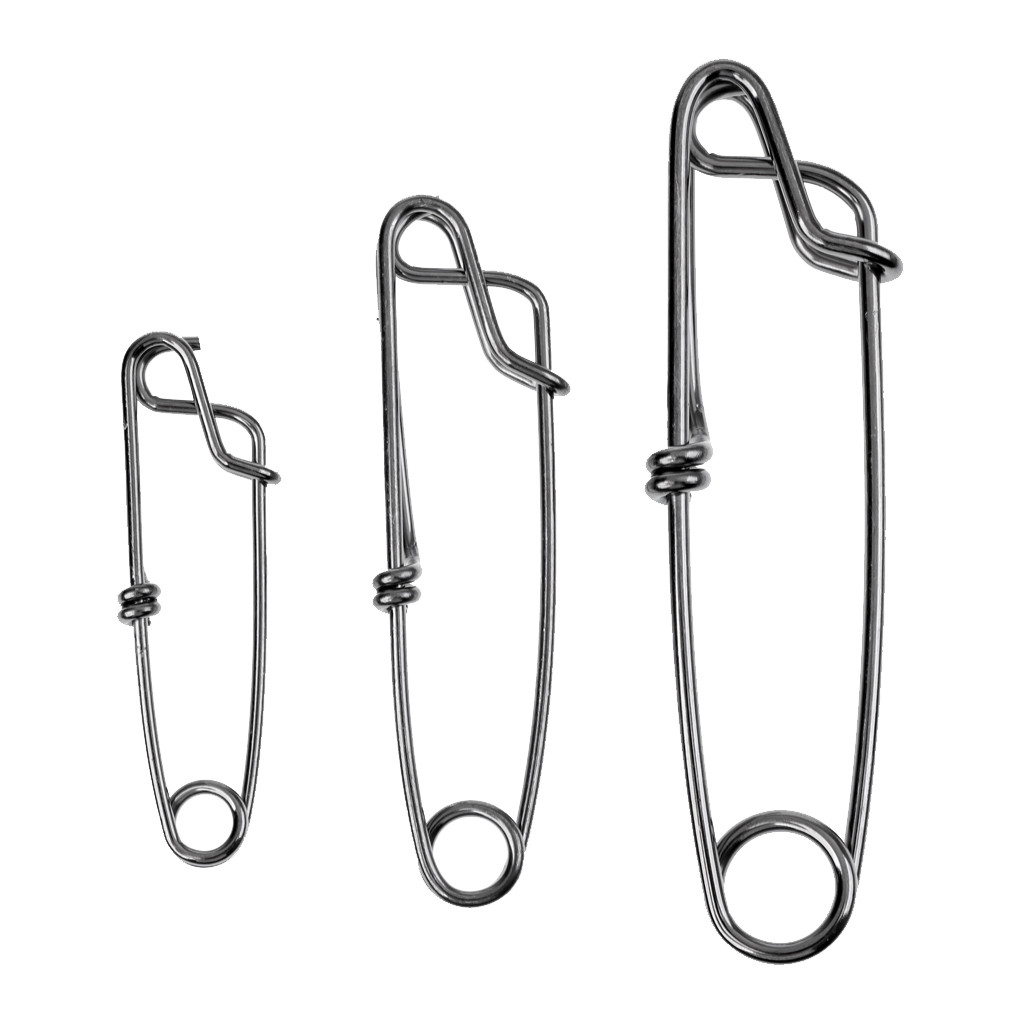 

10Pcs/set Tuna Clip Stainless Steel Long Line Clips 60mm / 80mm / 100mm