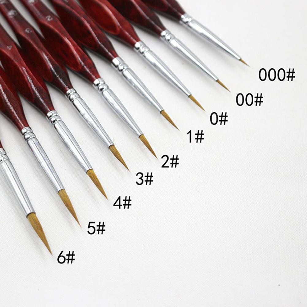 

1PC Professional Nylon Sable Hair Ink Paint Brush Art Brushes Watercolor for Drawing Gouache Oil Painting Brush Art Supplies