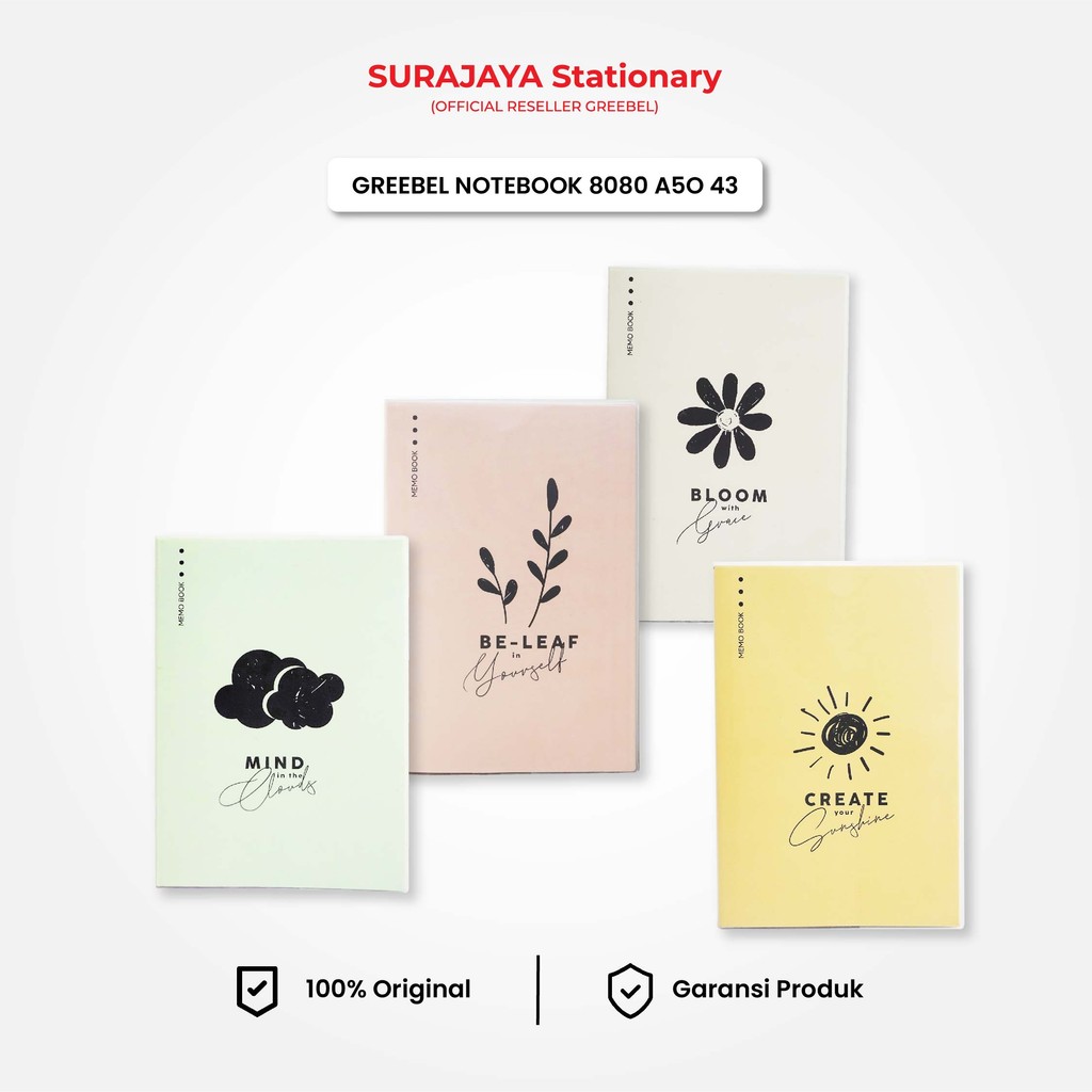 

NOTEBOOK 8080 A5O 43 Greebel / Agenda/Planner Lucu unik/Buku Catatan Spiral Notebook 80 halaman