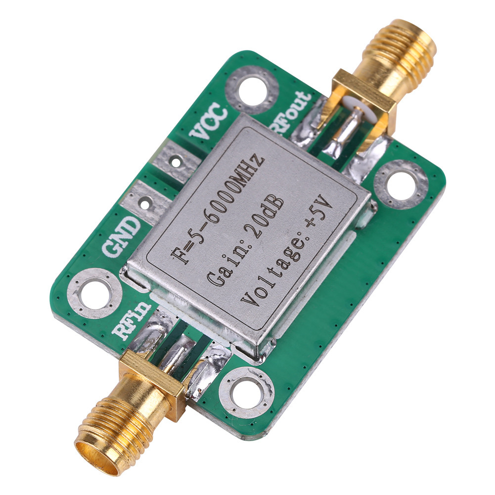 5-6000MHz Gain 20dB Broadband RF VHF UHF Power Amplifier Module