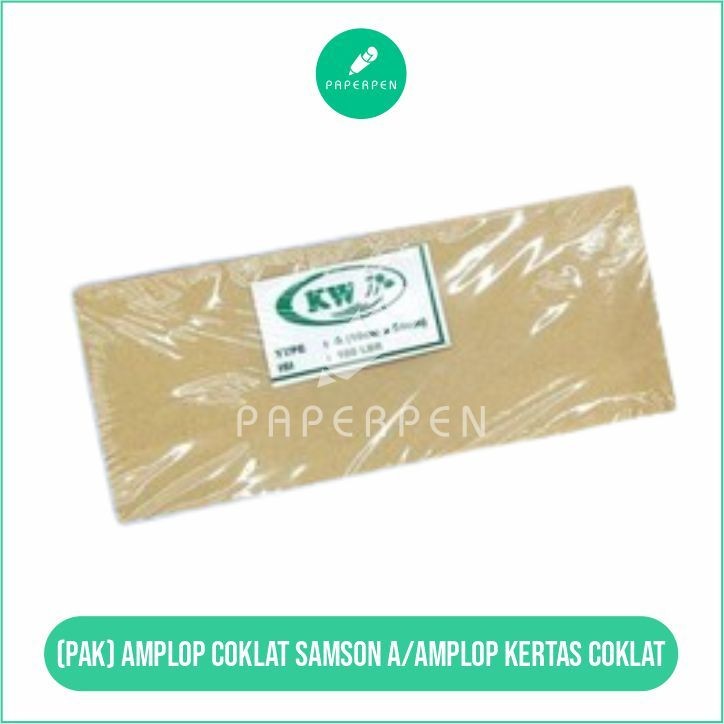 

[CCATK] (Pak) Amplop Coklat Samson A/Amplop Kertas Coklat