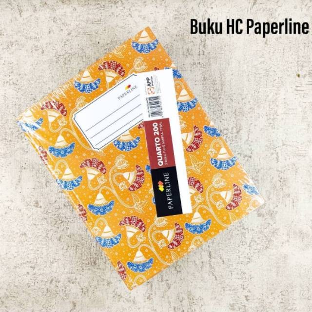 

(PRO_ATK) Buku Hardcover Paperline Quarto 200 Lembar Q200