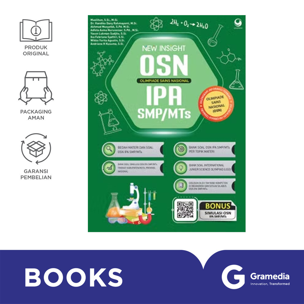 Gramedia Surabaya - "NEW INSIGHT OSN (OLIMPIADE SAINS NASIONAL) IPA SMP/MTS "