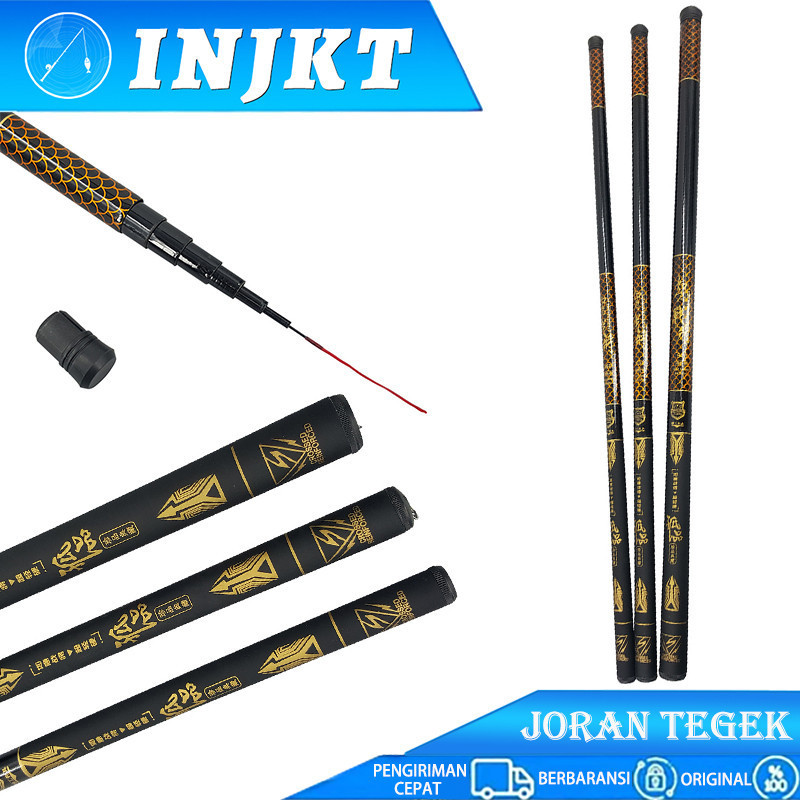 Joran Tegek Kagawa Batik 270 360 450 540 Carbon Medium hard/joran tegek/joran tegak