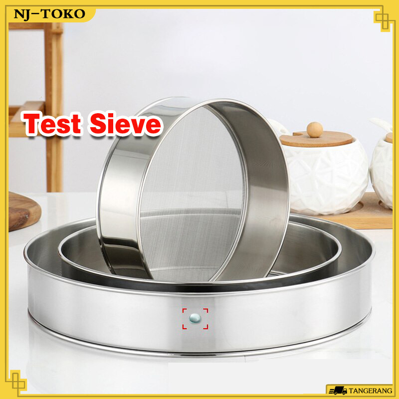 20CM Sieve Test Mesh Stainless Steel Test Sieve Ayakan Mesh 100/200