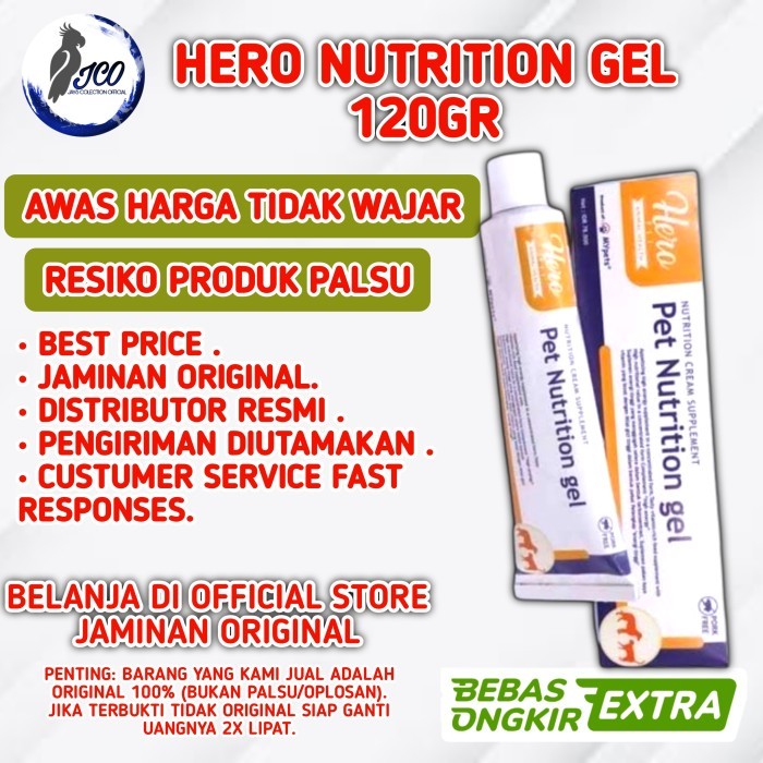 HERO PET NUTRITION GEL 120GR MULTIVITAMIN KUCING NUTRITION PLUS GEL