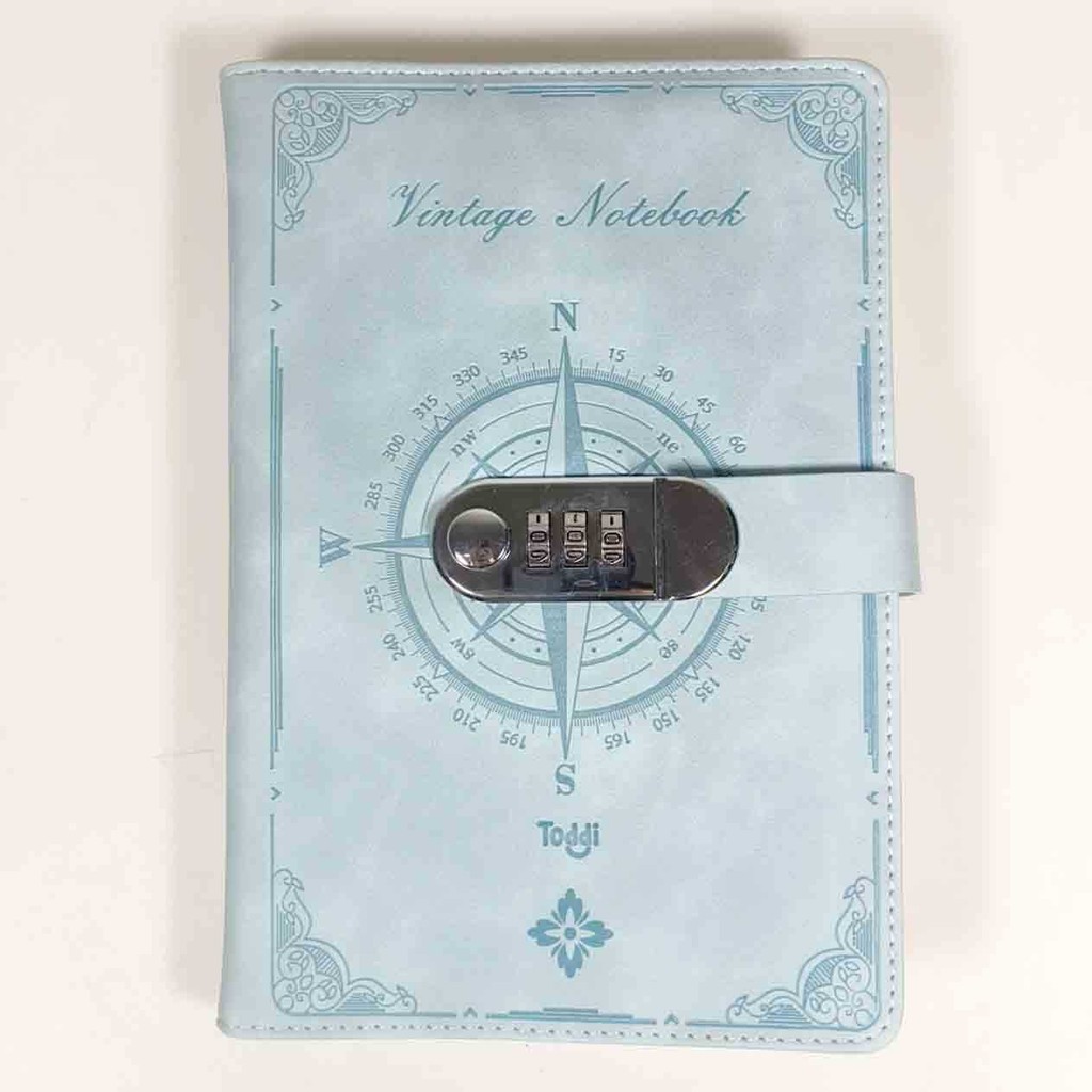 

KGRD Buku Jurnal Leather Diary 200 Halaman Grid A5 with Lock TGD2L8
