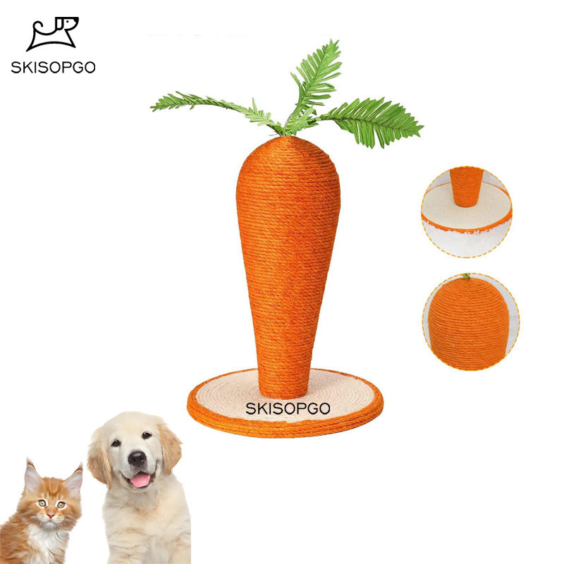 Cat Scratching Toys Garukan Kucing Tempat Cakaran Kucing Scratcher Berbentuk Wortel