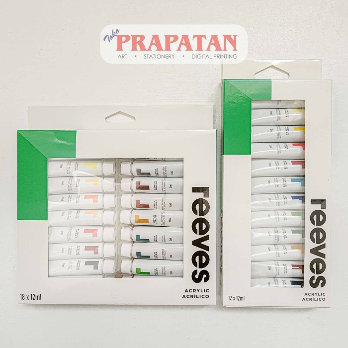 

best -Cat Akrilik Set Reeves 12x12ml | Reeves Acrylic Set