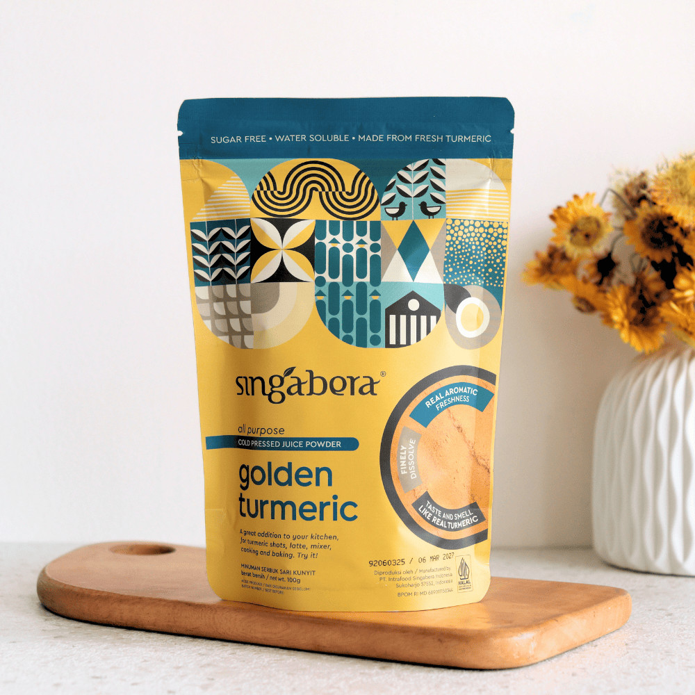 

Golden Turmeric Cold Pressed Turmeric Powder Serbuk Kunyit - Singabera