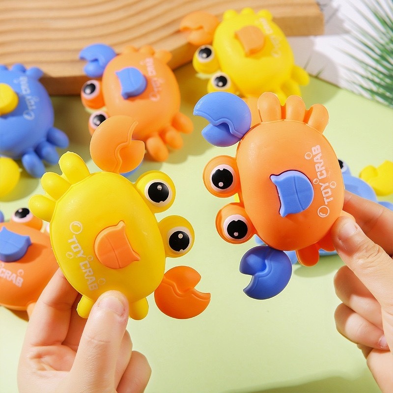 Mainan Kepiting dorong mundur yang lucu / edukasi anak-anak / mainan viral di tiktok / mainan popule