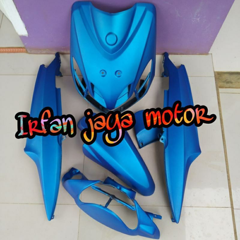MURAH full body halus mio smile biru doff