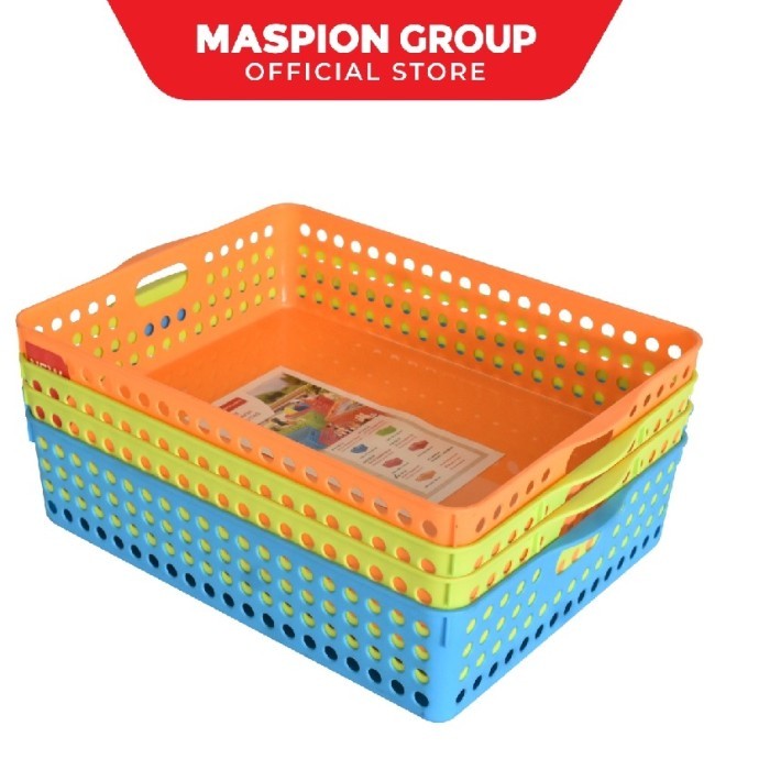 

Moerah~ rumahbalonku1 Tempat File/Tempat Dokumen Stock Basket A4 Maspion - Orange