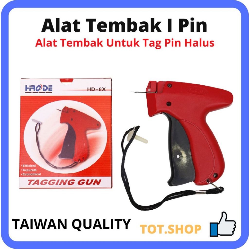 

MICROTEC TAG GUN Khusus I PIN ALAT TEMBAK TAGPIN HALUS HIRODE MERAH Tag Pin Kaos Kaki Laundry Label TAGGUN