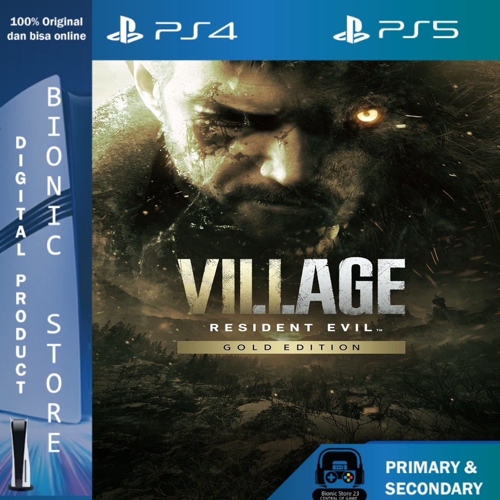 Resident Evil 8 Village Gold Edition PS4 PS5 Original Digital Game