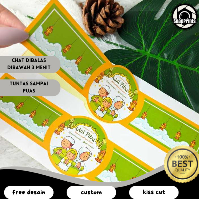

SP Cetak Sticker Segel Lebaran Stiker Toples Segel Idul Fitri Segel Kue Lebaran Free Desain
