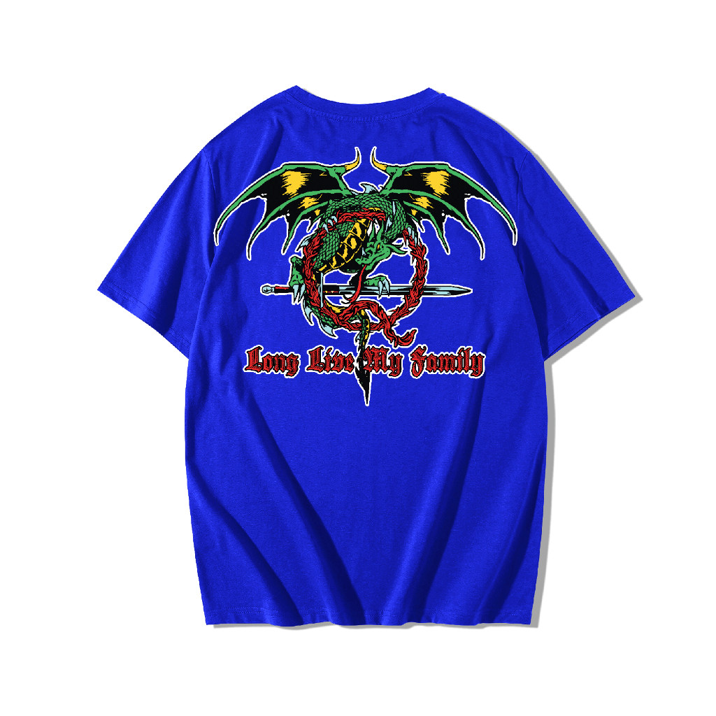 Dragon Q biru - Kaos IKSPI Kera Sakti
