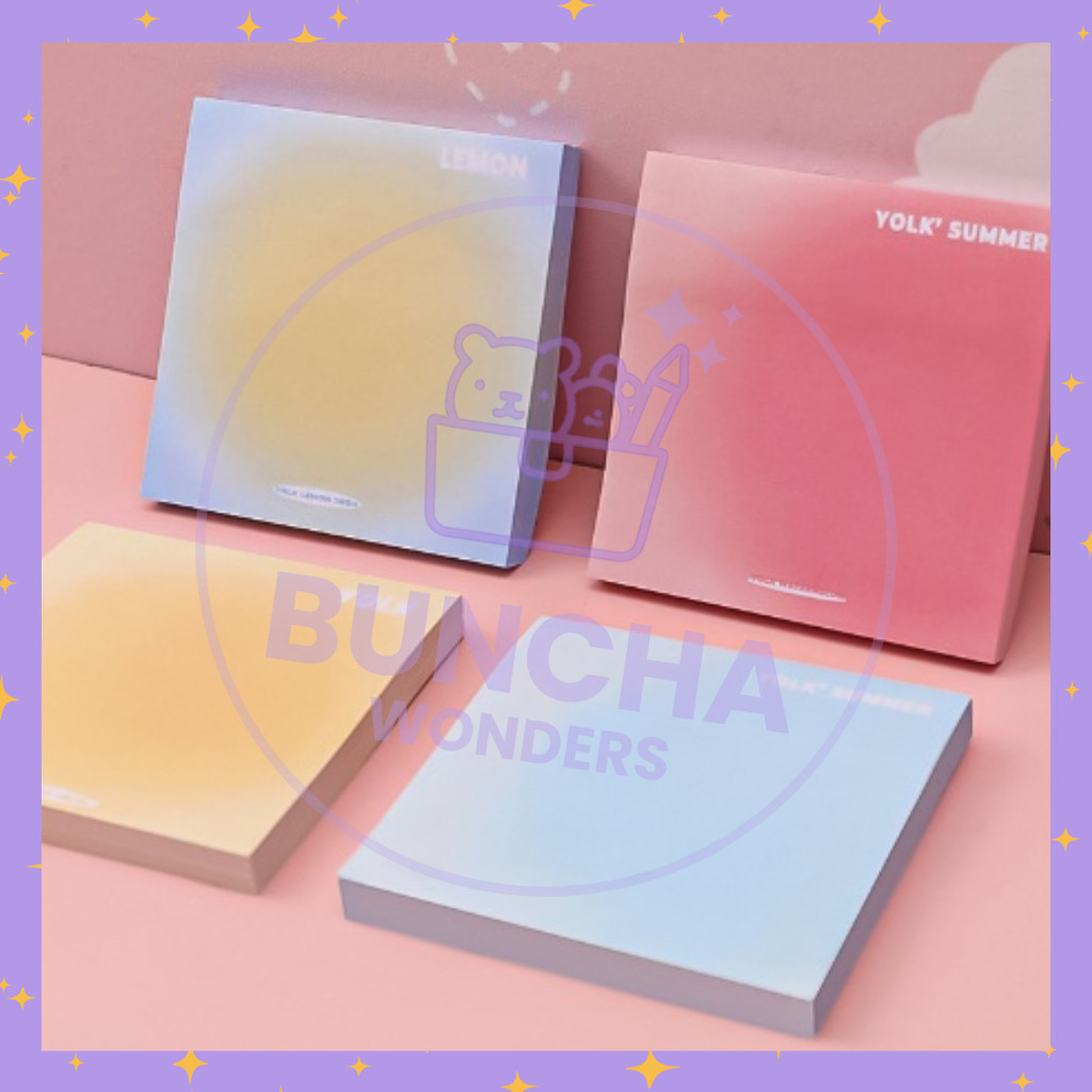 

[READY] Sticky Notes 4 Warna Polos 8×8CM Memo Stick Kertas Memo Tempel Perlengkapan Sekolah Kantor