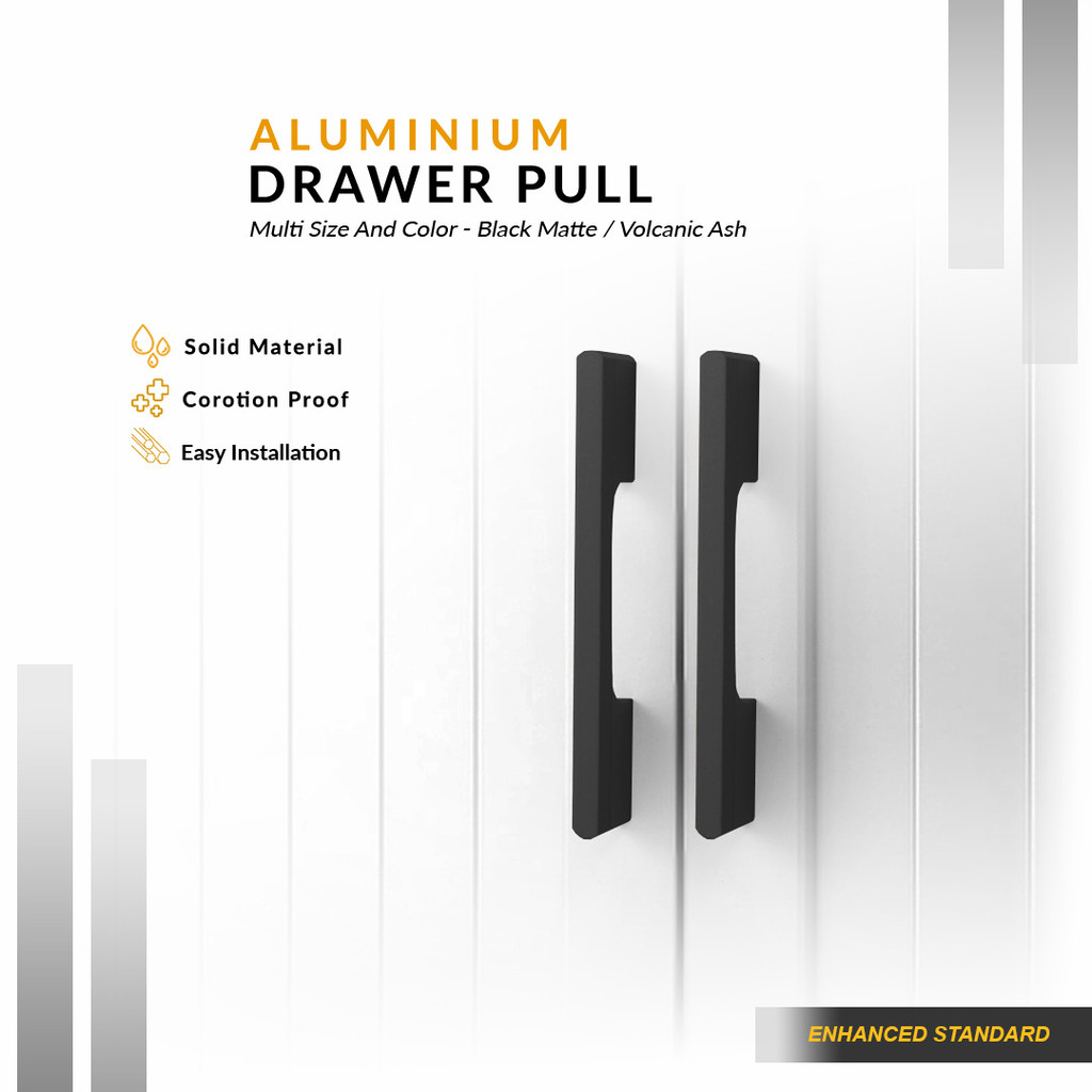 Tarikan Laci Lemari Kabinet Aluminium