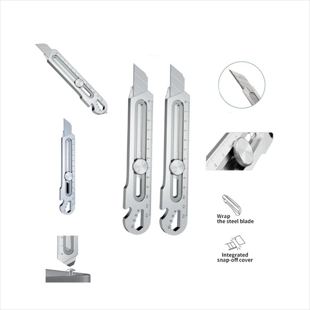 

NG Cutter Pisau Tajam Besar Kater Baja Stainless Anti Karat Bahan Kuat Tebal Bagus Multifungsi