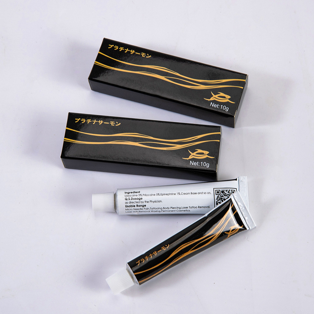 Platinum Salmon - anastesi cream untuk sulam | Tato/Alis/Bibir pasca-sulam Perawatan Cream