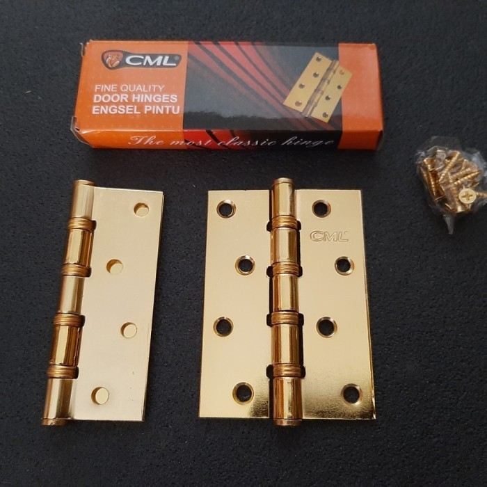 Engsel Pintu Tebal Kuningan CAMEL 4'' / Engsel Gold CAMEL 4inch