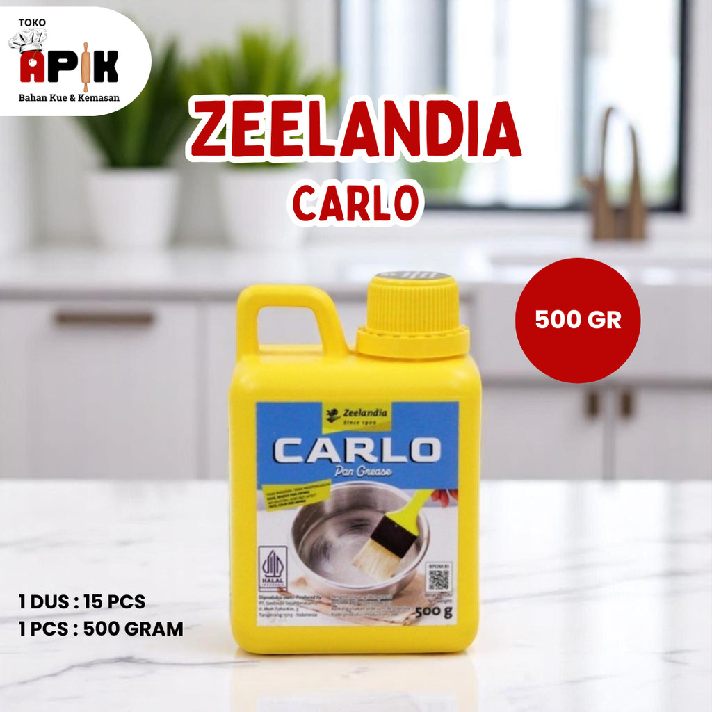 

Zeelandia Carlo Pengoles Loyang 500gr / Pan Grease