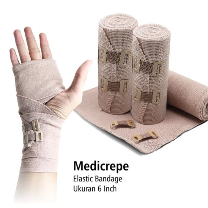 Onemed medicrepe elastic bandage perban kain elastis patah tulang 346