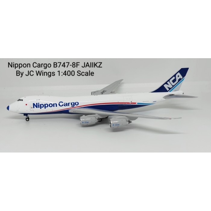 Miniatur Pesawat Terbang Nippon Cargo B747-8F JAIIKZ  JC Wings 1:400 Diecast Aircraft