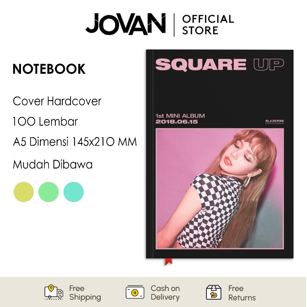 

Notebook Hardcover Custom Black Pink 3 Buku Tulis Catatan Note Agenda Planner Jurnal Diary Notebook Anime