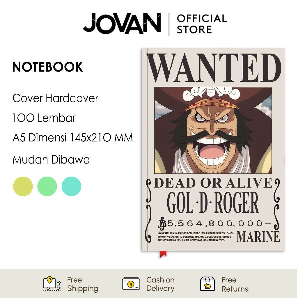 

Notebook Hardcover Custom One Piece Bounty Roger Buku Tulis Catatan Note Agenda Planner Jurnal Diary Notebook Anime