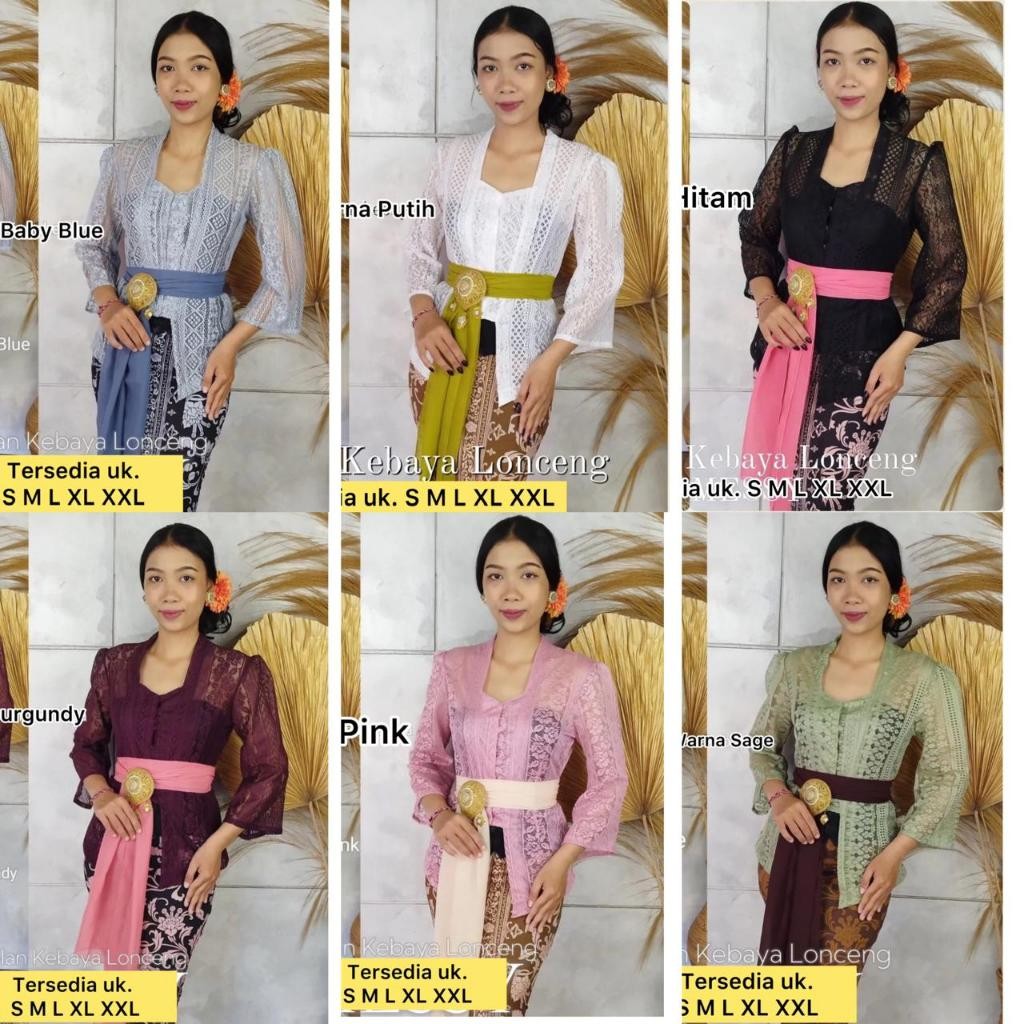 Kebaya Bali Jadi Brokat Malika Acara Wisuda Kartini Pesta Kondangan Hajatan Lamaran Tunangan Fotosho