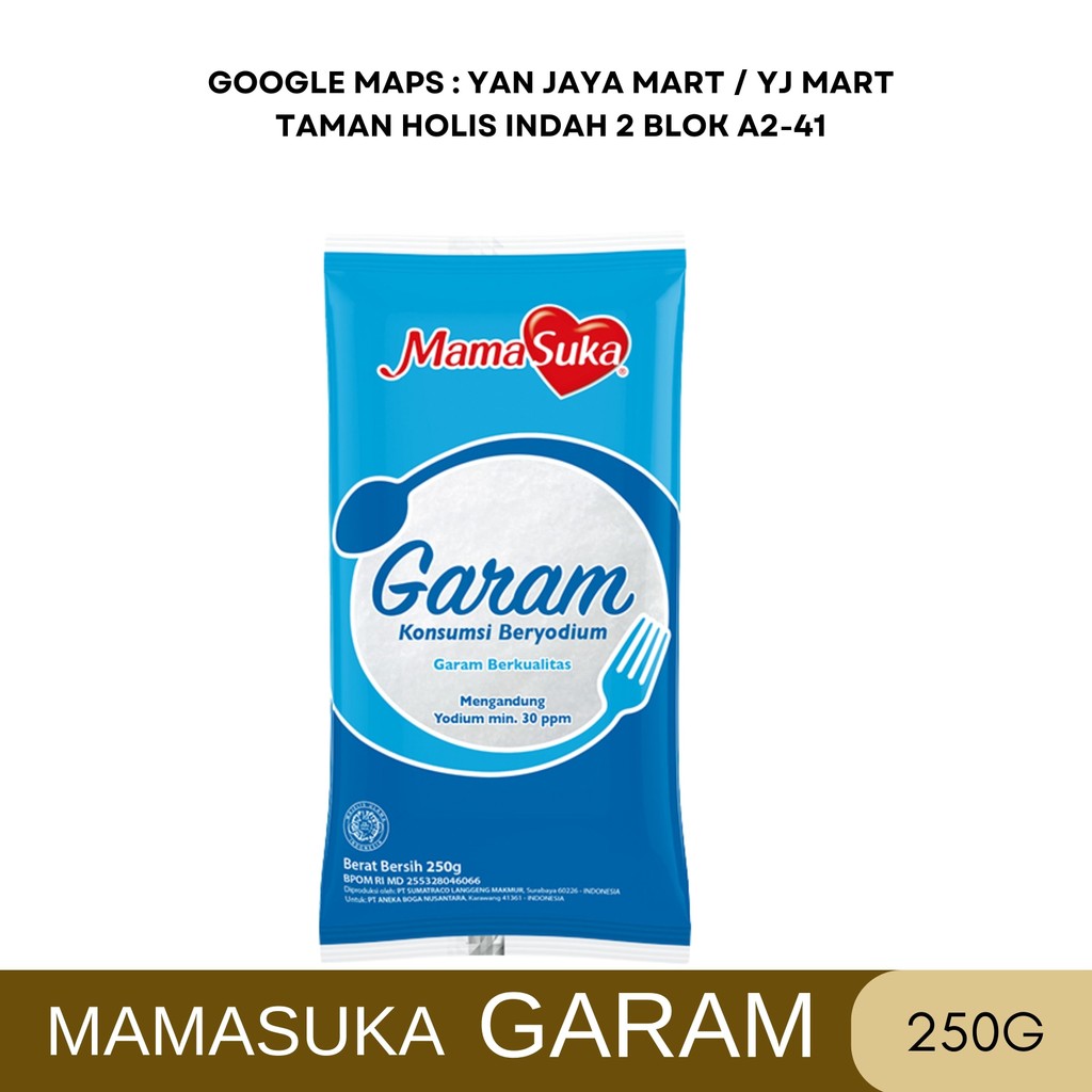 

Mamasuka Garam Konsumsi Beryodium 250g