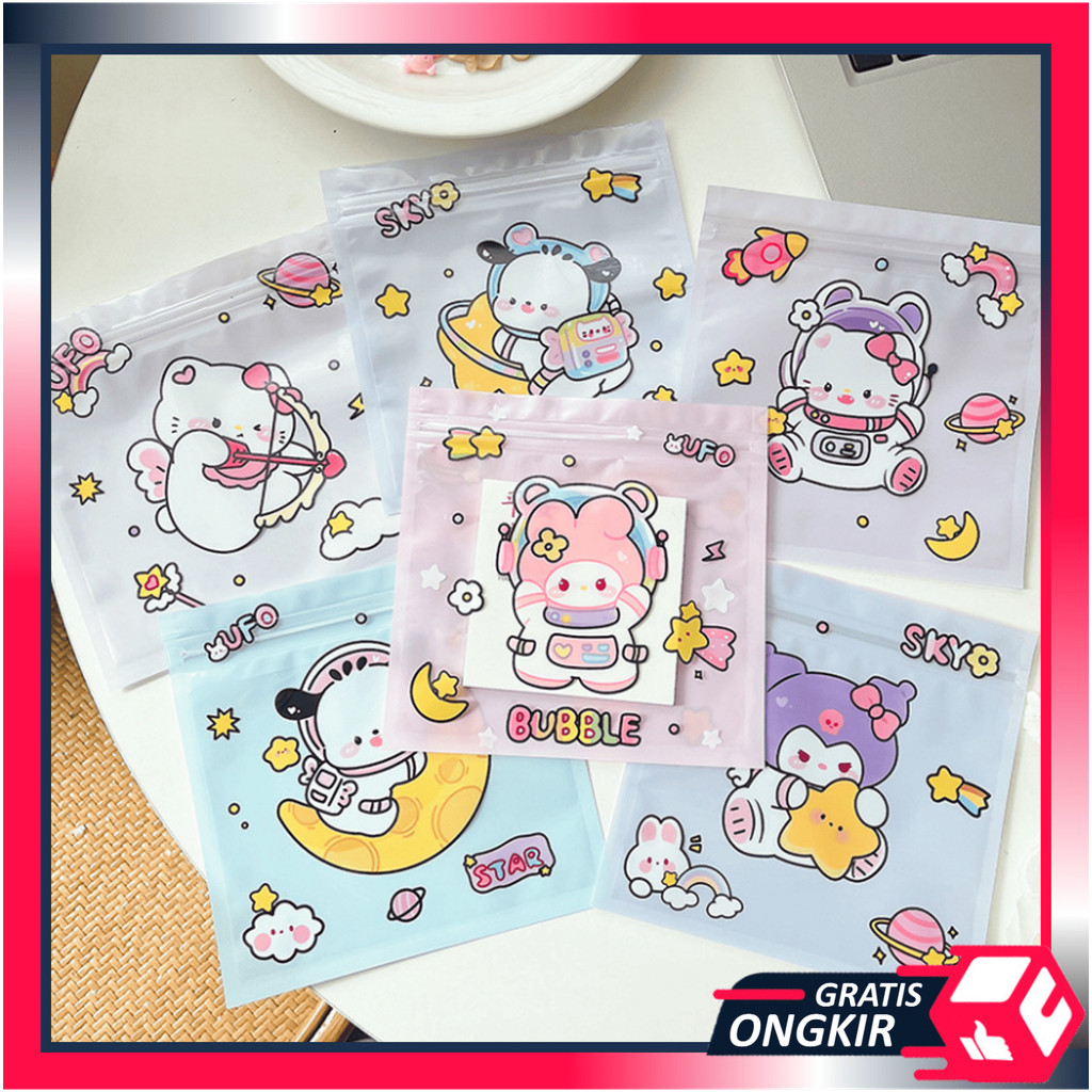 

Gratis Ongkir - 6594 Kemasan Zip Lock Serbaguna / Kemasan Zip Lock Motif Karakter / Kemasan Permen Kue Serbaguna / Plastik Klip Mini Lucu