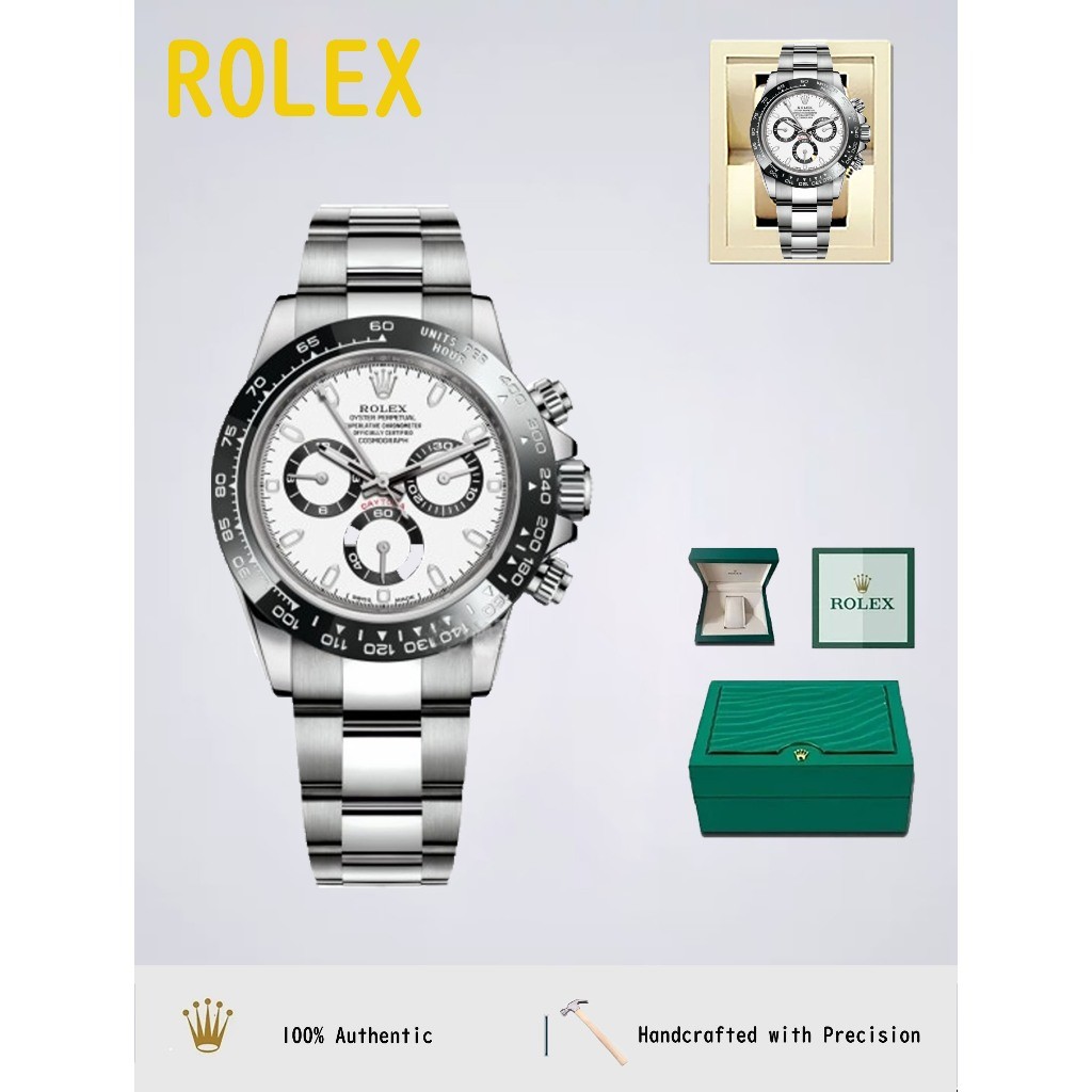 Rolex【100% ORI】Daytona Original Jam Tangan RΟLΕΧ Cosmograph Daytona M126500ln-0002 40mm Stainless St