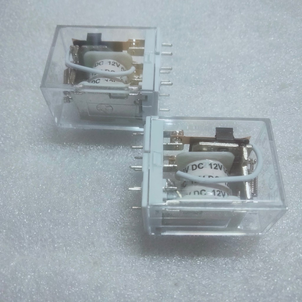 RELAY 12V 8P RILAY DC 12 VOLT 8 PIN 8 KAKI LANCIP LANGSUNG TANCAP DI PCB