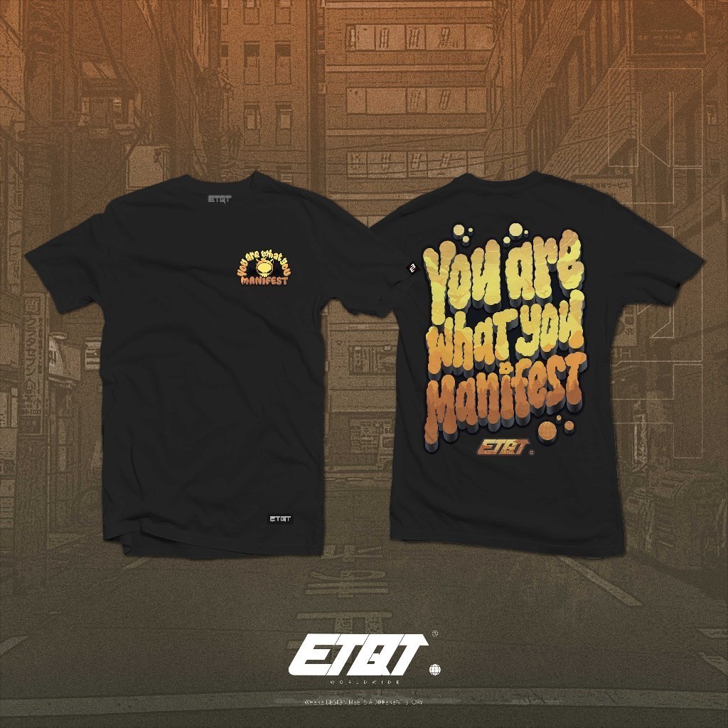 ETQT Anime Oversized Shirt - Unisex - ETQT Brand Shirt - Manifest