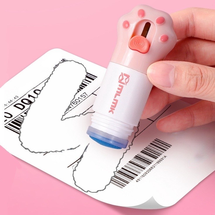 

Praktis Buka Paket 2in1 Cutter dan Penghapus Isi Label 2in1