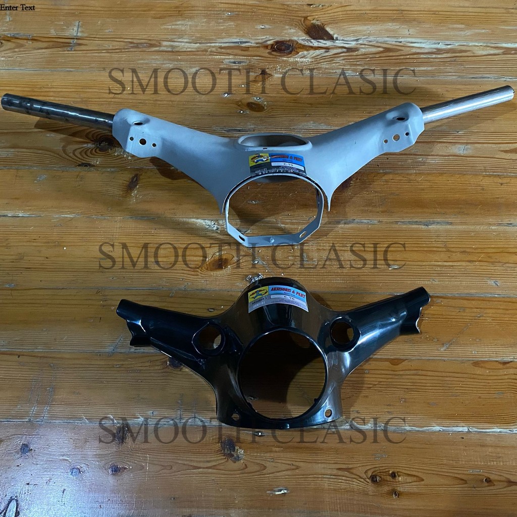 Stang Setang Motor Honda C70 Batok c70 set stir Atas Bawah Tebal Murah / Stang Stir Batok C70 set