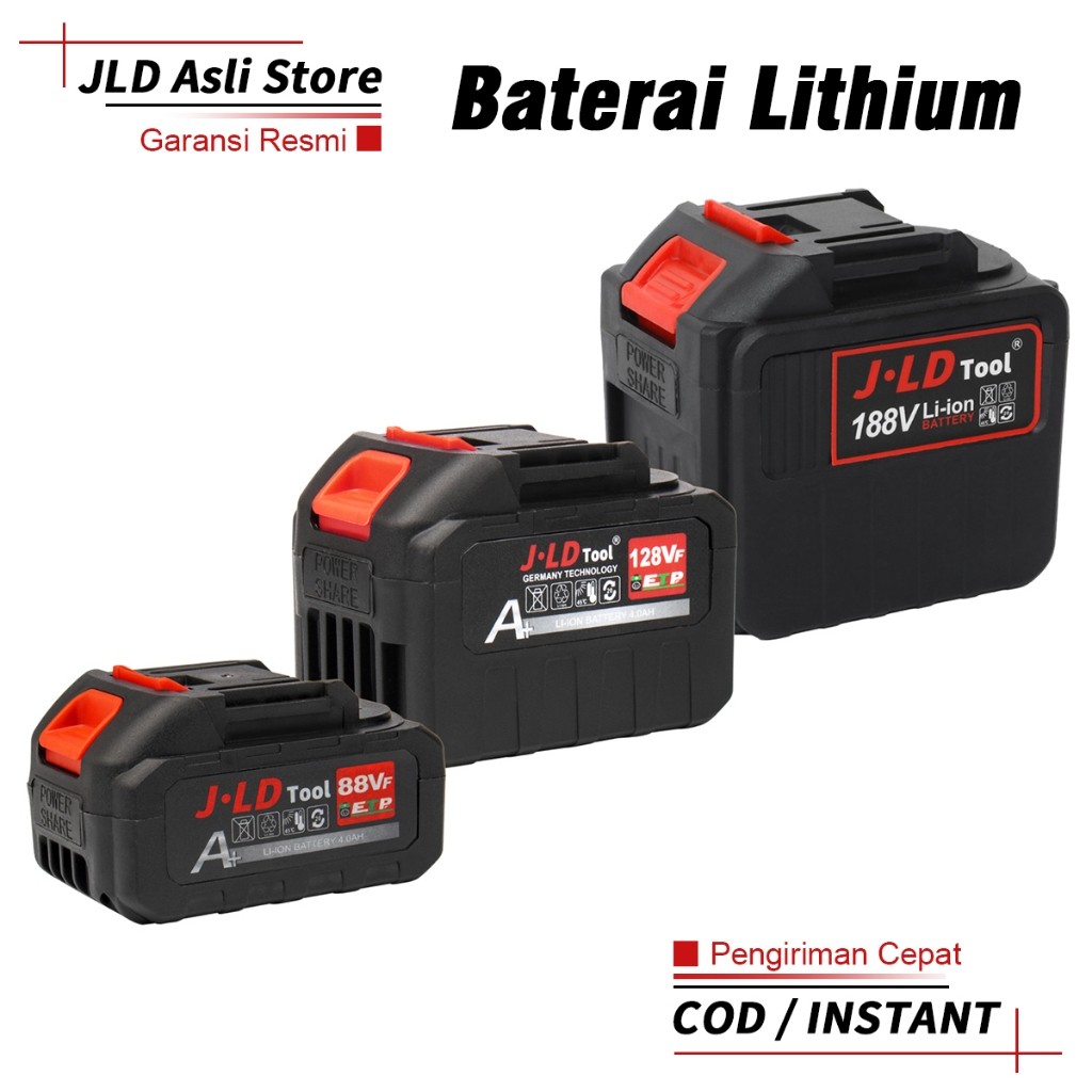 JLD Baterai Lithium LXT Makita Kapasitas Tinggi 88/128/188V Aksesoris For Lithium Tools Batre Impact