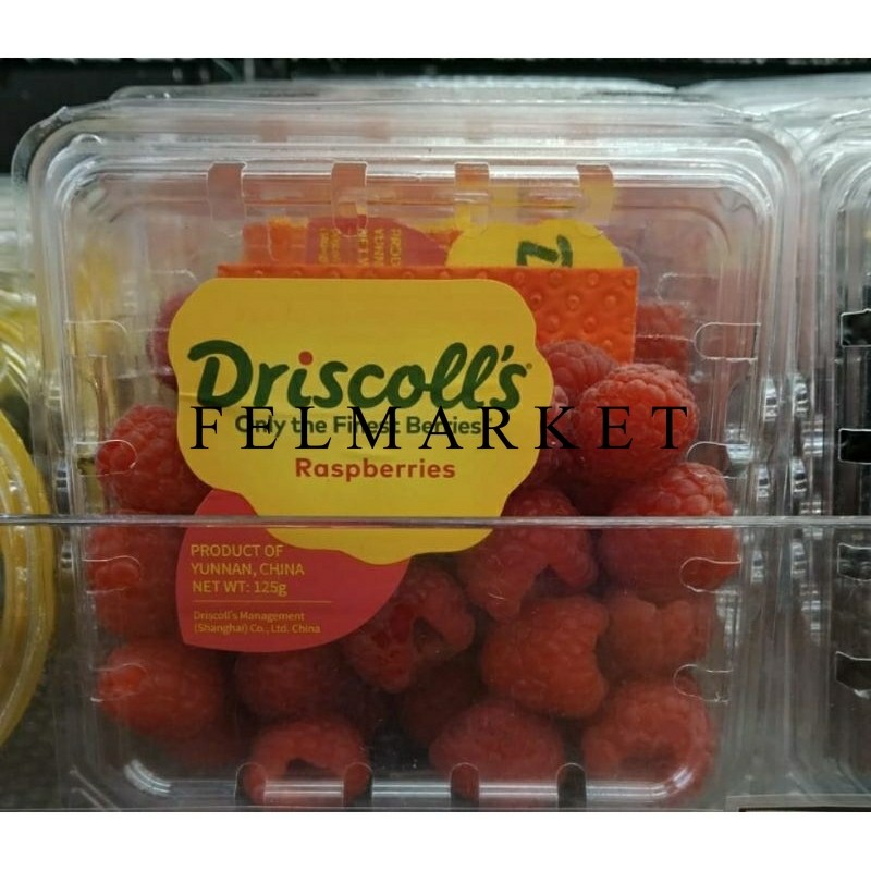 

Buah Raspberry Driscolls Import / Buah Raspberry Fresh / 125 gr