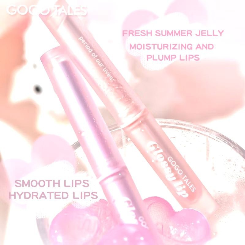 QSB [READY] GOGOTALES Water Light Solid Lipstick Gogo Tales Water Gloss moisturizing mirror lip glos