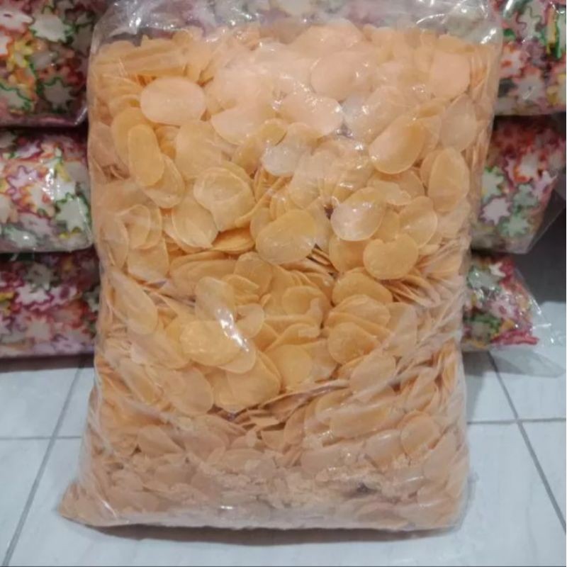 

2 KILO KRUPUK UDANG KOIN MENTAH SUPER Promo COD
