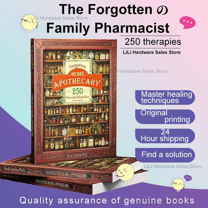 

New A4/A5 Forgotten Home Apothecary 250 Powerful Healing Secret Natural Remedies Book Herbal Remedies Book For Everyday Wellness